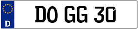 Truck License Plate